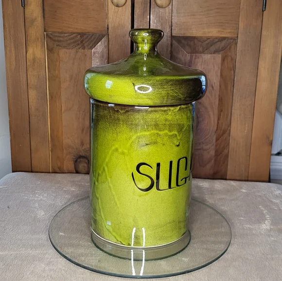 Mid Century Sugar Canister